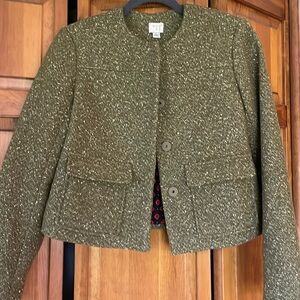 Green with gold flakes jacket